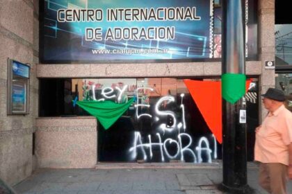 iglesia-evangelica-desfigurada-por-vandalismo-feminista-por-cuarta-vez-en-argentina