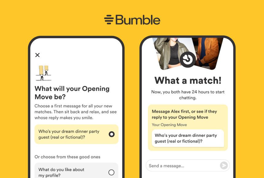 la-funcion-«opening-move»-de-bumble-elimina-la-presion-de-las-mujeres-para-que-presenten-un-mensaje-nuevo-cada-vez-|-techcrunch