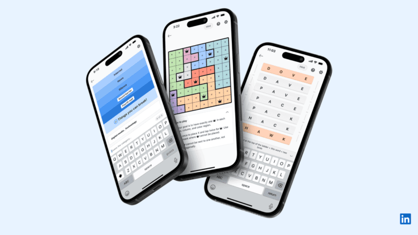 linkedin-lanza-juegos:-tres-acertijos-logicos-destinados-a-ampliar-el-tiempo-dedicado-a-su-plataforma-de-networking-|-techcrunch